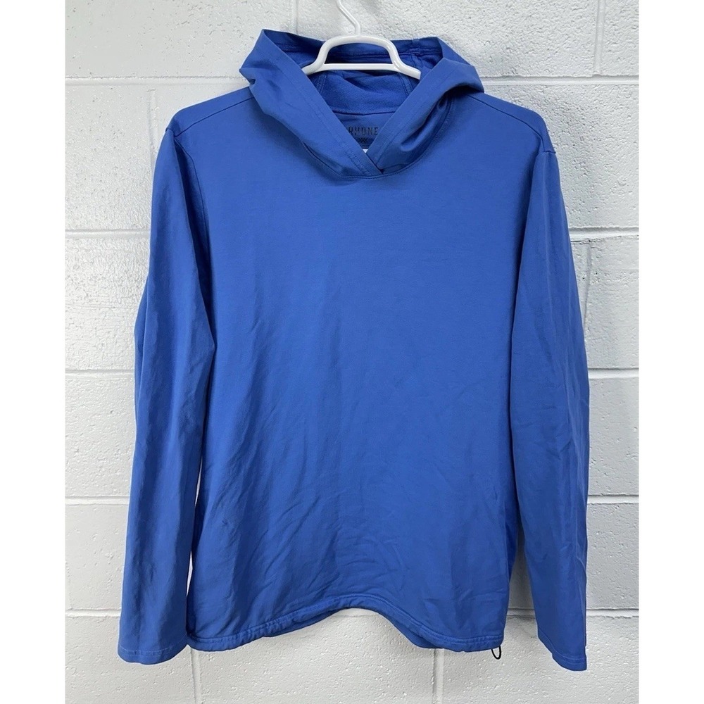 Rhone Reign Athletic Hoodie Blue Cinch Waist Midweight / Men's XXL